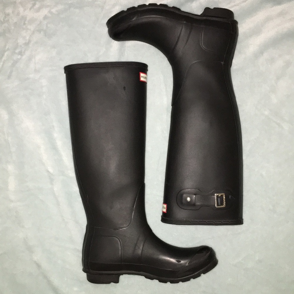 Women's Original Refined Tall Rain Boots: Black